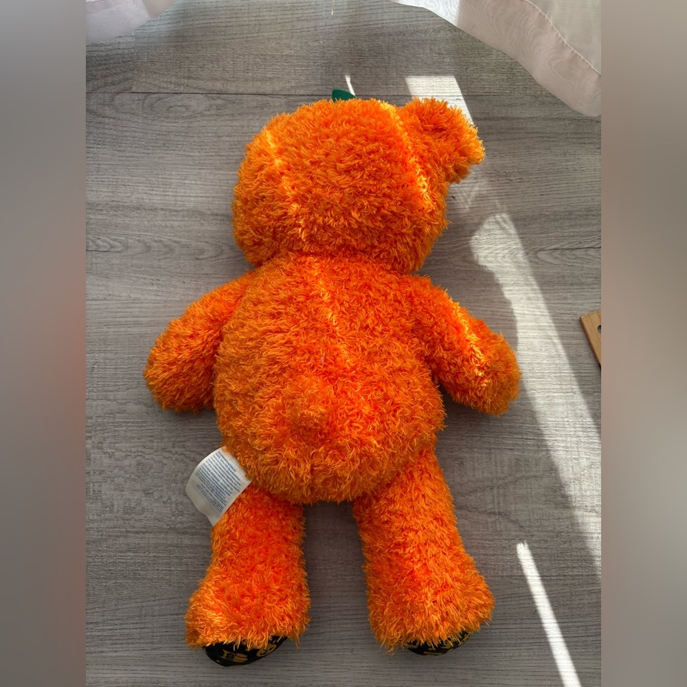 Build-A-Bear Workshop Pumpkin Glow Bear Halloween Plush Teddy Limited Edition - Picture 5 of 11